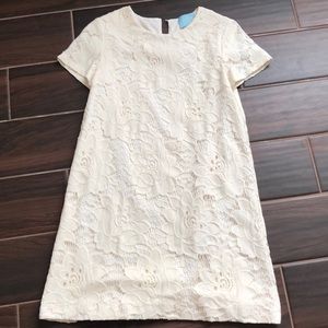 CeCe off white shift dress